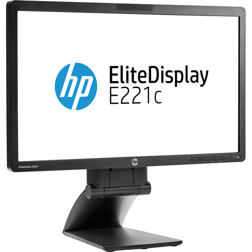 HP D9E49AA EliteDisplay E221c 21.5" LED Backlit IPS Monitor (Black)