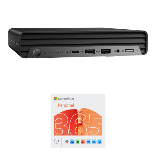 HP Elite 800 G9 Mini Desktop Computer with Microsoft 365 Personal