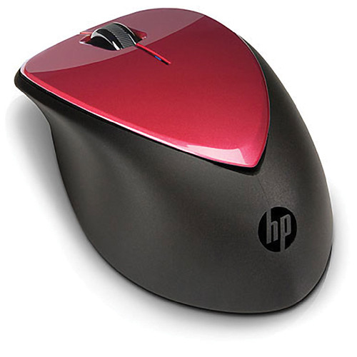 HP x4000 Wireless Mouse with Laser Sensor (Ruby Red)