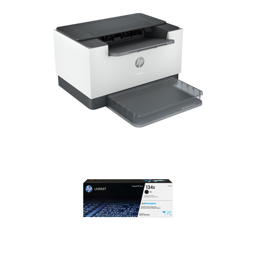 HP LaserJet M209dw Monochrome Printer with 134X High-Yield Black Toner Cartridge Kit