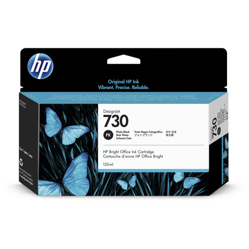 HP 730 Photo Black Ink Cartridge (130mL) P2V67A B&H Photo Video