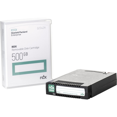Hewlett Packard Enterprises 500GB RDX Removable Disk Cartridge