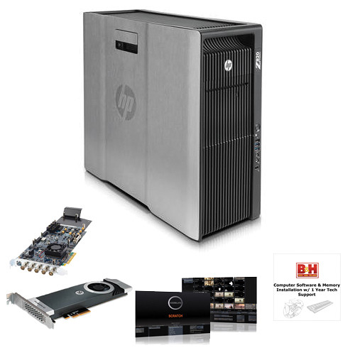 HP 4K Turnkey: Z820 2.7 GHz, Assimilate SCRATCH, 1650GB SSD, 4K I/O Card