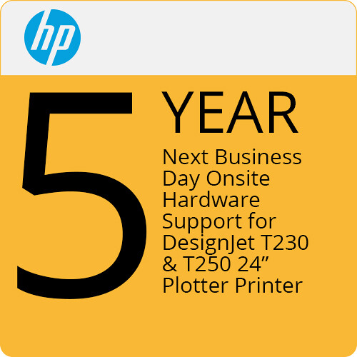 HP 5-Year Next Business Day Onsite Support for Printers