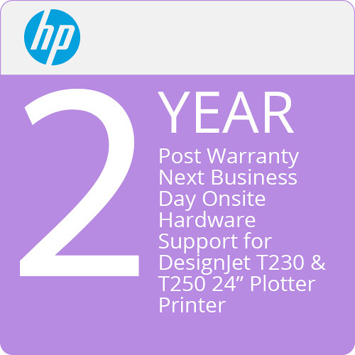 HP 2-Year Post Warranty Next Business Day Onsite Support for Printers