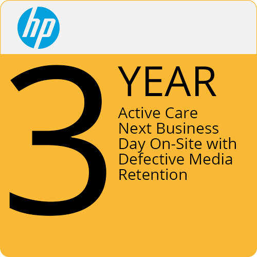 HP 3-Year Active Care Next-Business-Day On-Site Support with Media Retention for Mobile Workstations