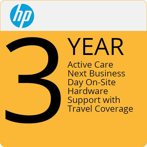 HP 3-Year Active Care Next-Business-Day On-Site Support with Travel Coverage for Business Laptops