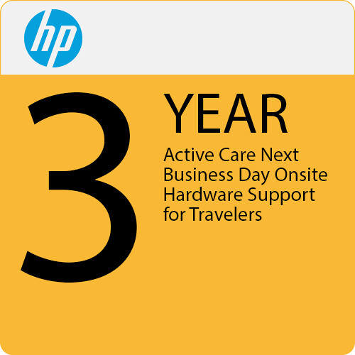 HP 3-Year Next Business Day On-Site Hardware Support for Travelers