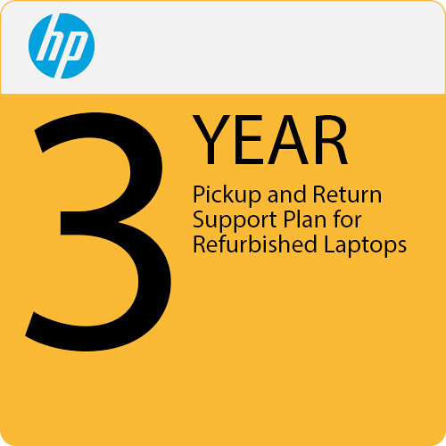 HP 3-Year Pickup and Return Support Plan for Refurbished Laptops