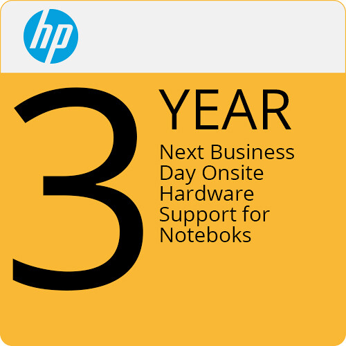 HP 3-Year Next Business Day Onsite Hardware Support for Laptops and Mobile Thin Clients