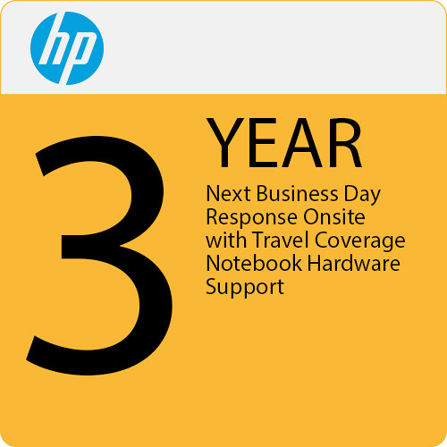 HP 3-Year Next Business Day On-Site Hardware Support for Travelers