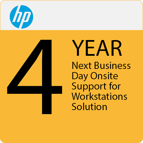HP 4-Year Next Business Day On-Site Support Plan for Workstation Solutions