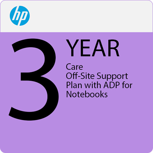 HP 3-Year Care Off-Site Support Plan with ADP for Notebooks