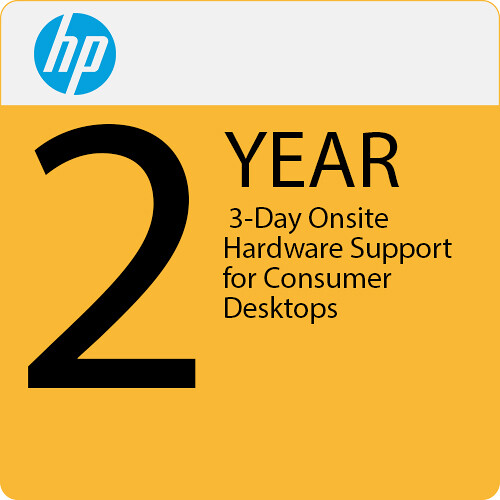 HP 2-Year On-Site Support with 3-Day Response for Consumer Desktops