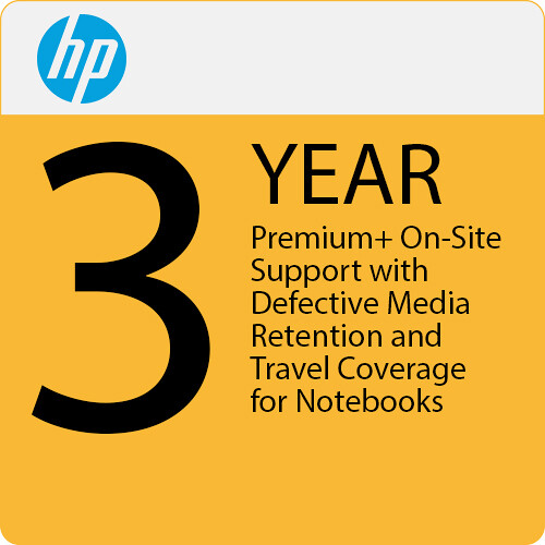 HP 3-Year Premium+ Onsite DMR TRV NB