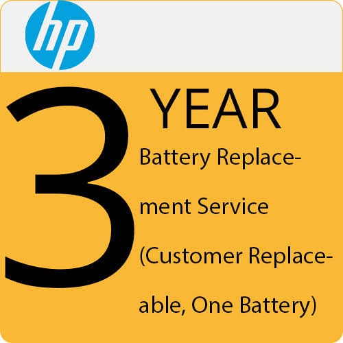 HP 3-Year Battery Replacement Support with CSR (Single Claim)