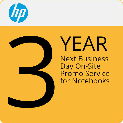 HP 3-Year Next Business Day On-Site Support for Laptops