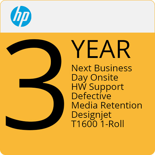 HP 3-Year Next Business Day Onsite Support with Media Retention