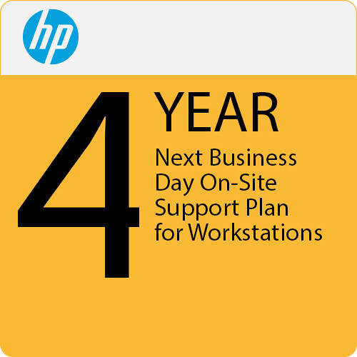 HP 4-Year Next Business Day On-Site Support Plan for Workstations