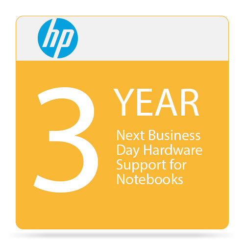 HP 3-Year Next Business Day On-Site Support for Laptops