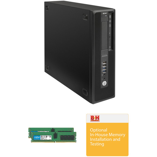 HP Z240 Series Small Form Factor Turnkey Workstation with 32GB RAM