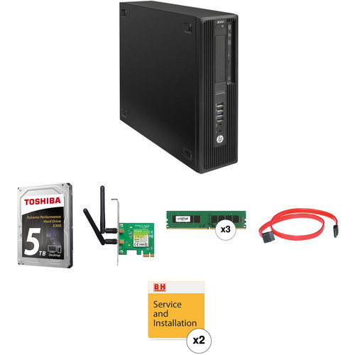 HP Z240 Series Small Form Factor B&H Custom Workstation