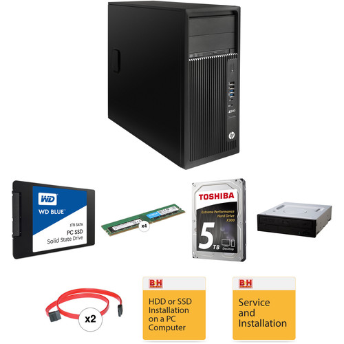 HP Z240 Series Tower B&H Custom Workstation