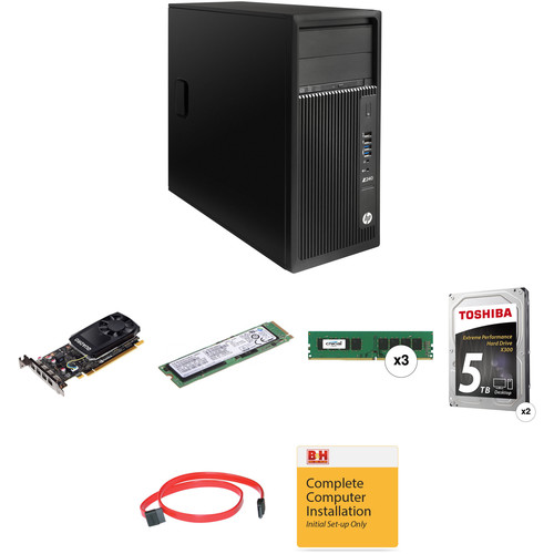 HP Z240 Series Tower B&H Custom Workstation