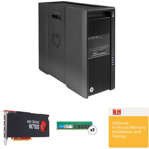HP Z840 Series Turnkey Workstation with 32GB RAM and FirePro