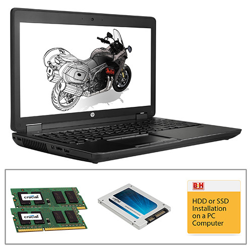 HP ZBook 15 G2 F1M32UT Turnkey Mobile Workstation with 24GB RAM and 500GB SSD