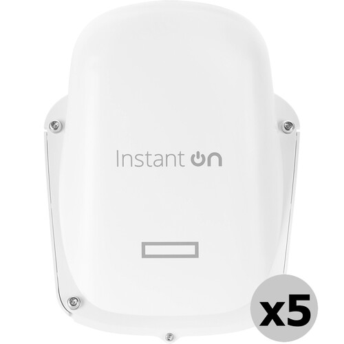 HPE Networking Instant On AP27 Dual-Band Wi-Fi 6 Outdoor Access Point (5-Pack)