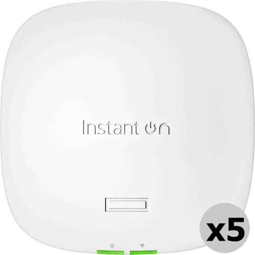 HPE Networking Instant On AP32 Tri-Band Wi-Fi 6E Access Point (5-Pack)