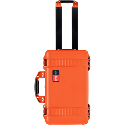 HPRC 2550W Water-Resistant Hard Case with Built-In Wheels (Orange)