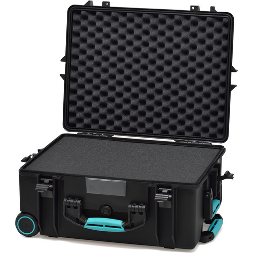 HPRC 2600 Wheeled Hard Case (Black with Blue Handle)