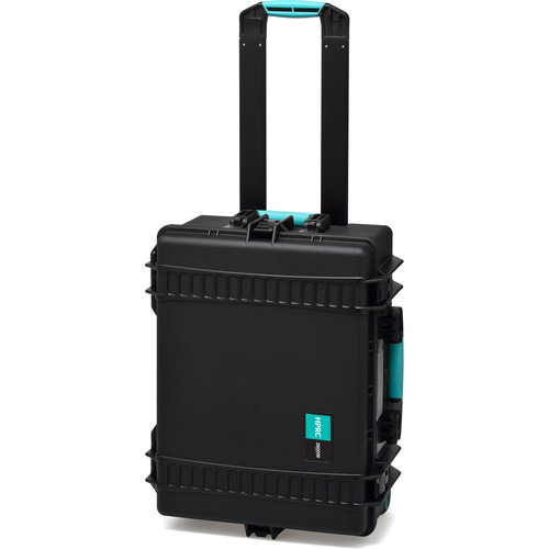 HPRC 2600 Wheeled Hard Case (Black with Blue Handle)