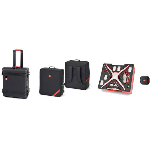 HPRC PHA4W Combo with Wheeled Hard Case, Backpack, and Foam for DJI Phantom 4 / Phantom 4 Pro / Phantom 4 Pro+