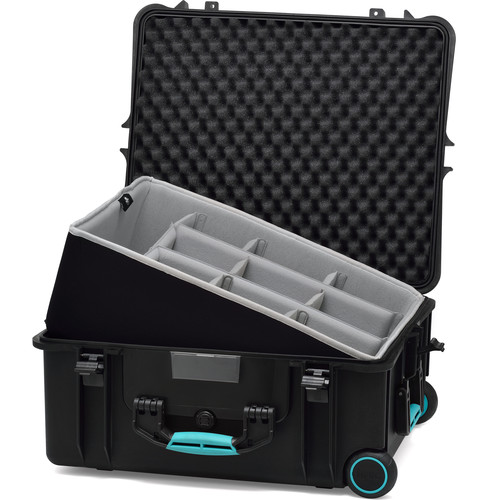 HPRC Wheeled 2700 Hard Case (Black with Blue Handle)