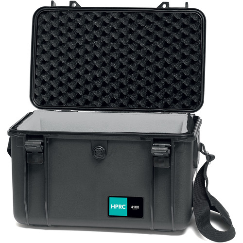 HPRC 4100 Hard Case with Soft Deck and Dividers (Black/Blue)