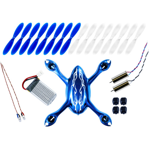 HUBSAN Crash Pack for H107C X4 Quadcopter (Royal Blue)