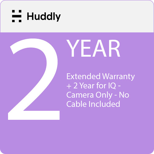 Huddly Extended Warranty + 2 Year for IQ - Camera Only - No Cable Included