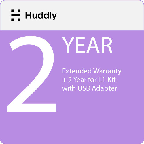 Huddly Extended Warranty + 2 Year for L1 Kit with USB Adapter