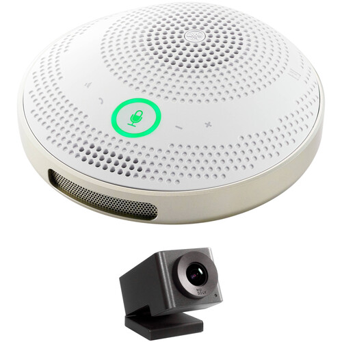 Huddly GO Wide-Angle Camera Kit with Yamaha USB Speakerphone (White)