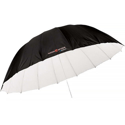 Hudson Spider Umbrella for Mozzie LED Fixture (7', White/Black)