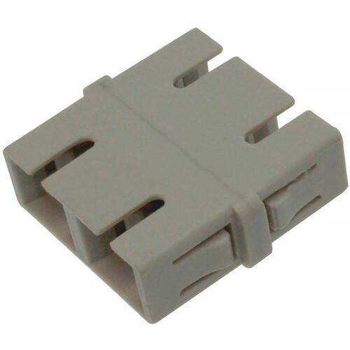 Camplex SC to SC Multi-Mode Duplex Fiber Optic Coupler Adapter (Single, Bronze Sleeve)
