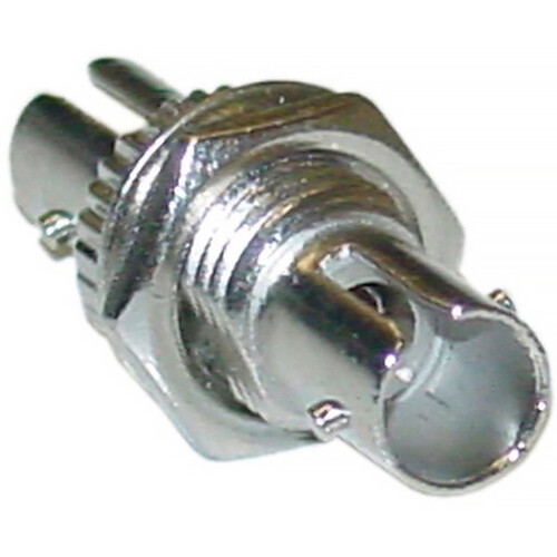 Camplex Multimode Simplex ST to ST Fiber Adapter with Sleeve and Metal Thread