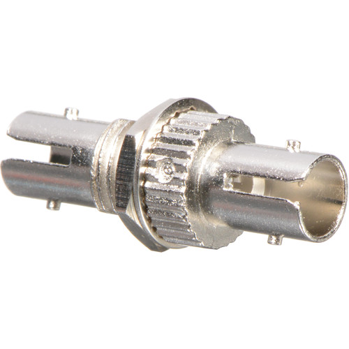 Camplex Single Mode Simplex ST to ST Fiber Adapter with Sleeve and Metal Thread (Single)