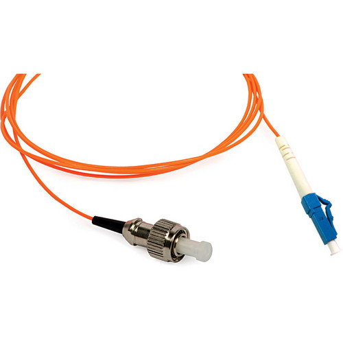 Camplex Simplex ST to LC Multimode Fiber Optic Patch Cable (3.28', Orange)