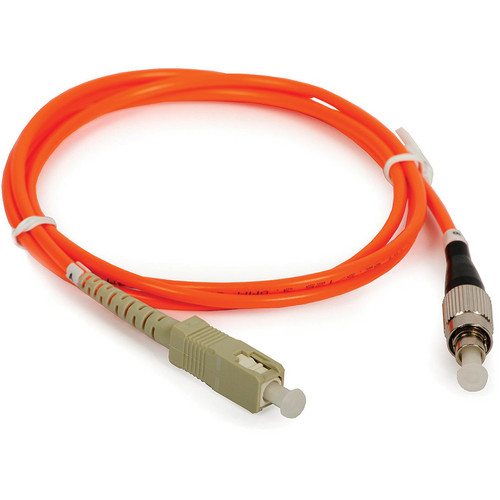 Camplex Simplex ST to SC Multimode Fiber Optic Patch Cable (9.84', Orange)