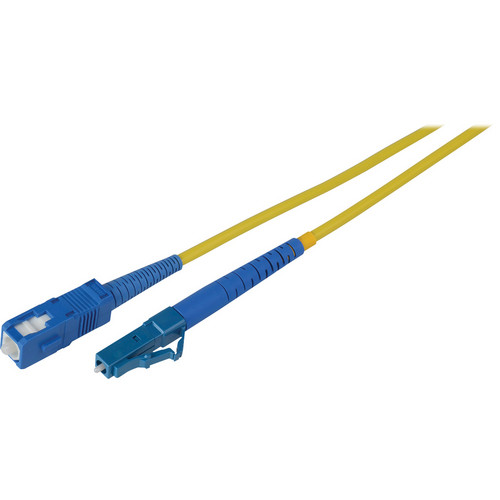 Camplex Simplex LC to SC Singlemode Fiber Optic Patch Cable (16.4', Yellow)