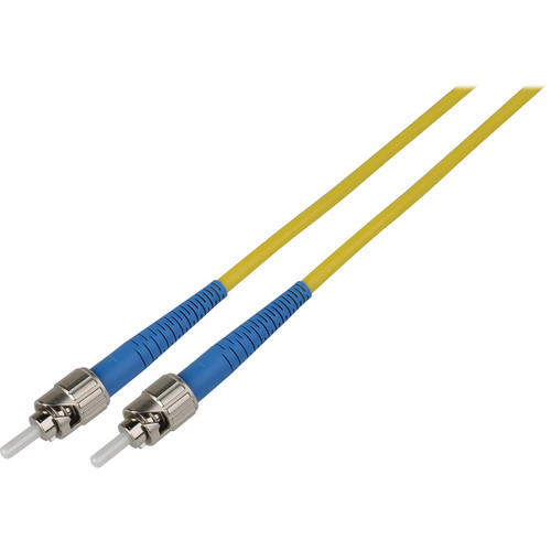 Camplex Simplex ST to ST Singlemode Fiber Optic Patch Cable (16.4', Yellow)
